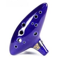 Ocarina Instrument från Zelda I keramik - med noter